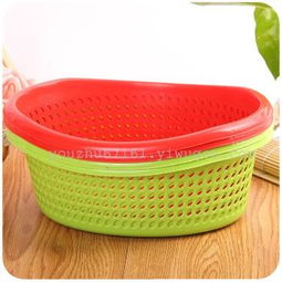 洗菜籃漏籃2元、元寶菜籃2元——義烏市囿竹日用品商行小百貨精選